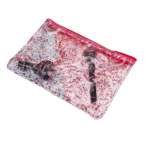 Trousse de toilette transparente paillette - Image 2