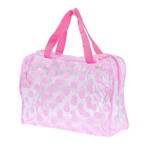 Trousse de toilette transparente points - Image 2