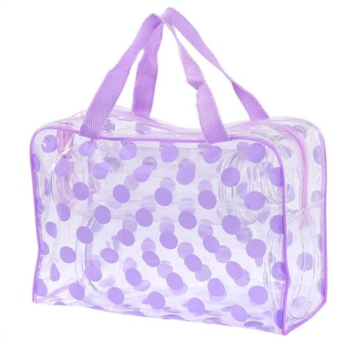 Trousse de toilette transparente points - Image 3
