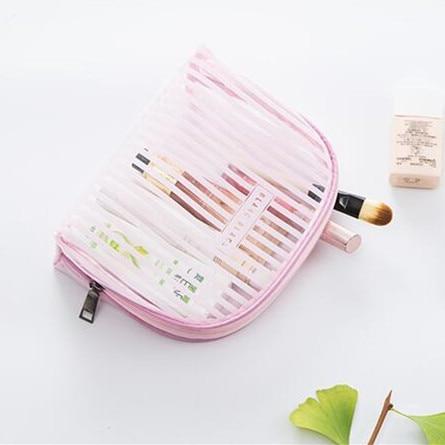 Trousse de toilette transparente rayures - Image 4