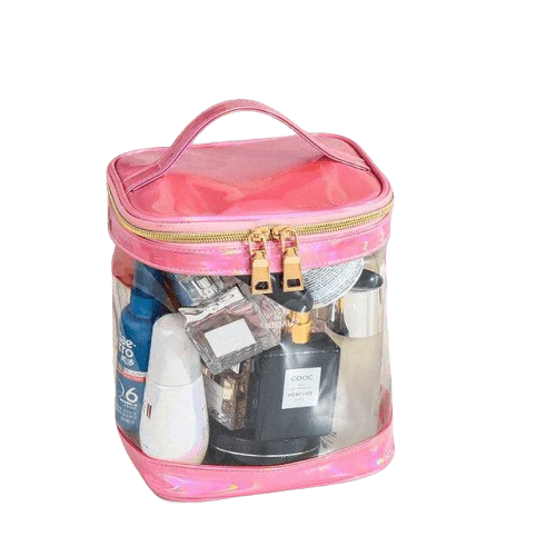 Trousse de toilette transparente rectangulaire - Image 2